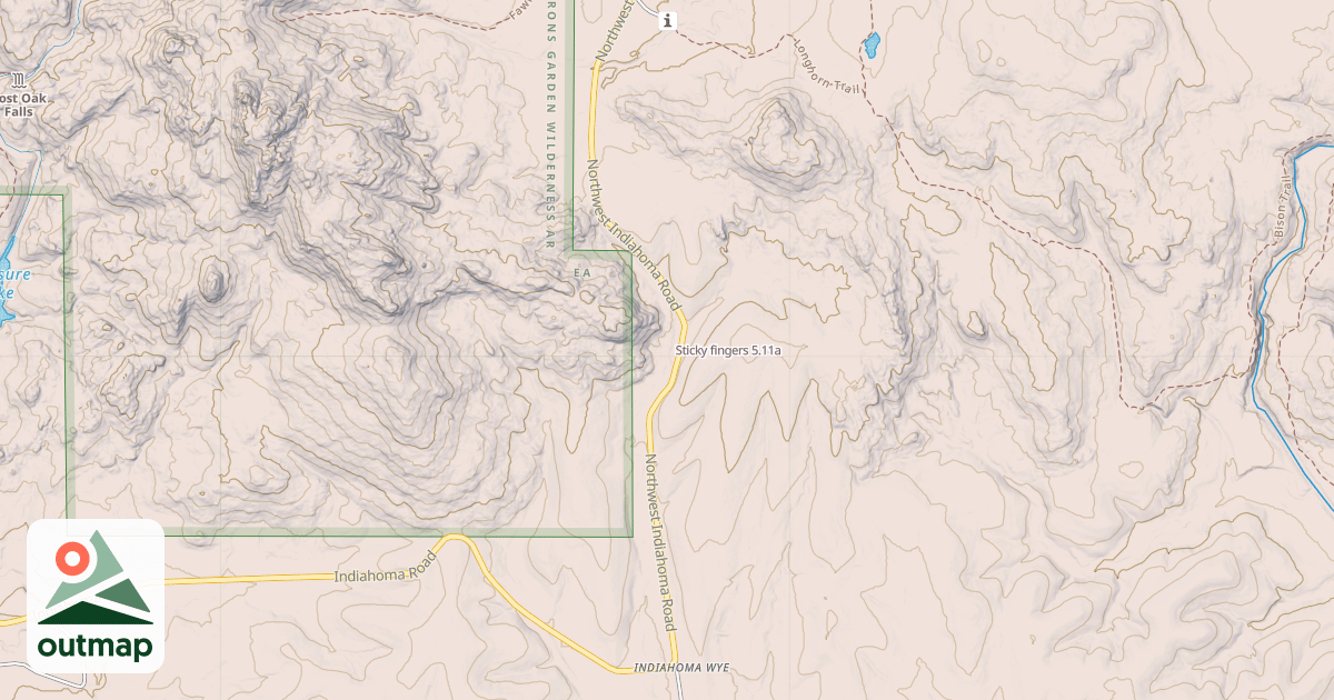 Map of Sticky fingers