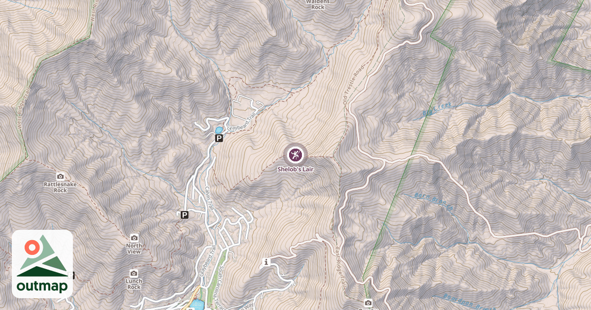 Map of Shelob's Lair