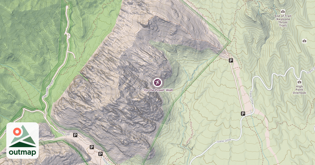 Map of "On the Prowl" Wall