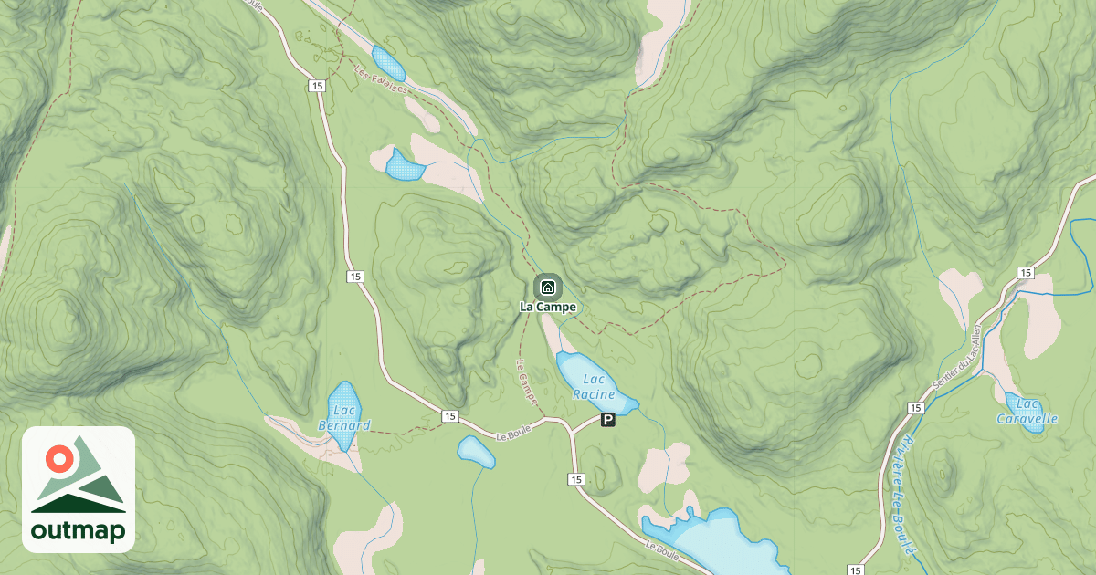 Map of La Campe