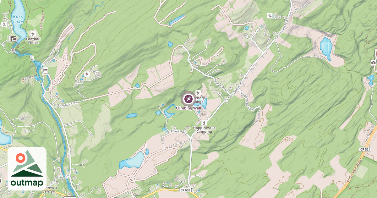 Map of Climbing Wall