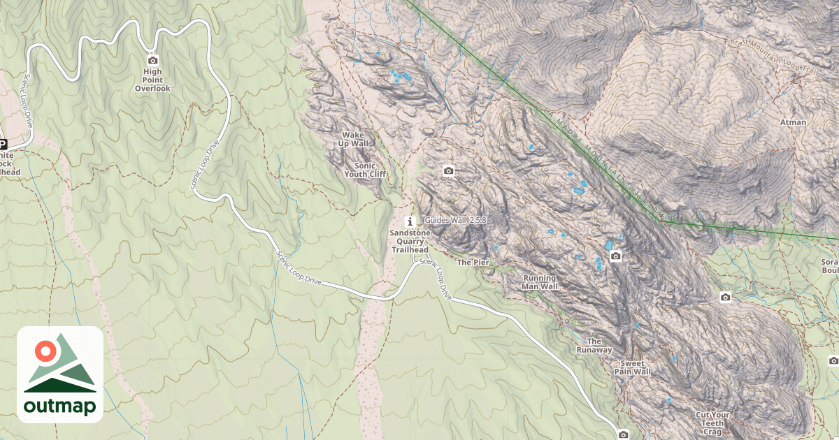 Map of Guides Wall  2