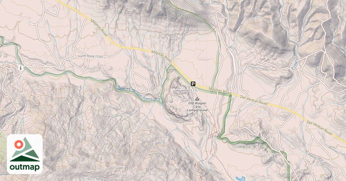 Map of Mavericks