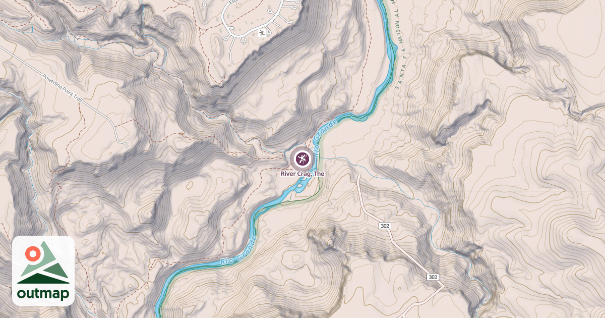 Map of River Crag, The