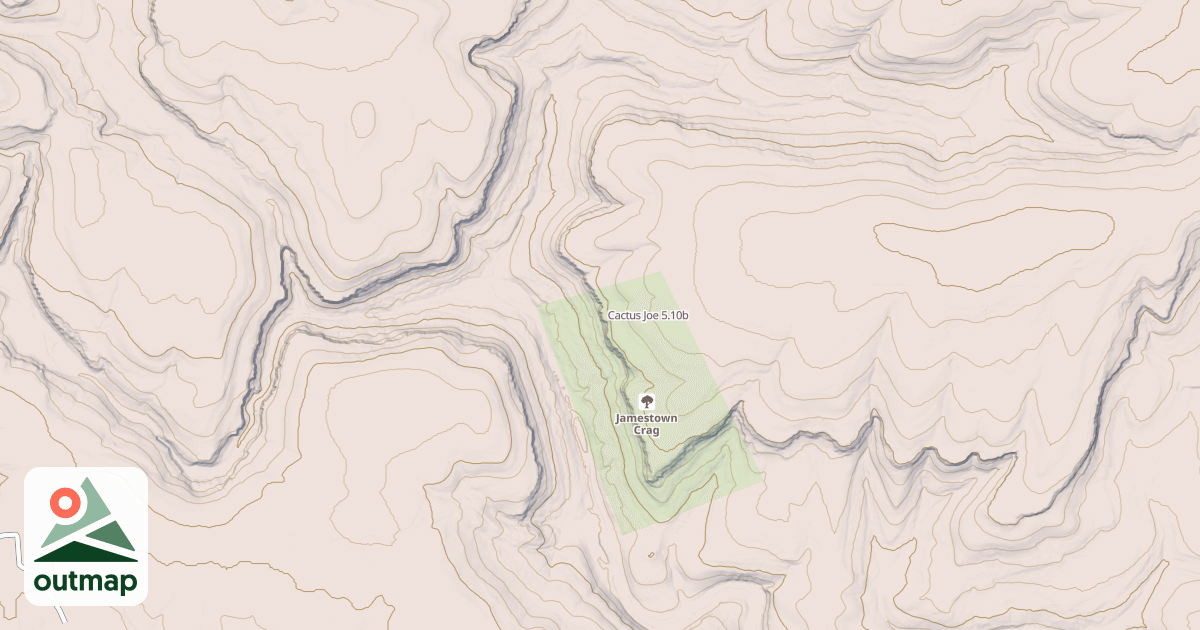 Map of Cactus Joe