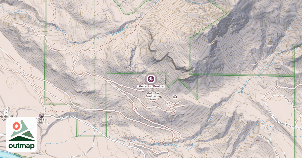 Map of Liberation Boulder
