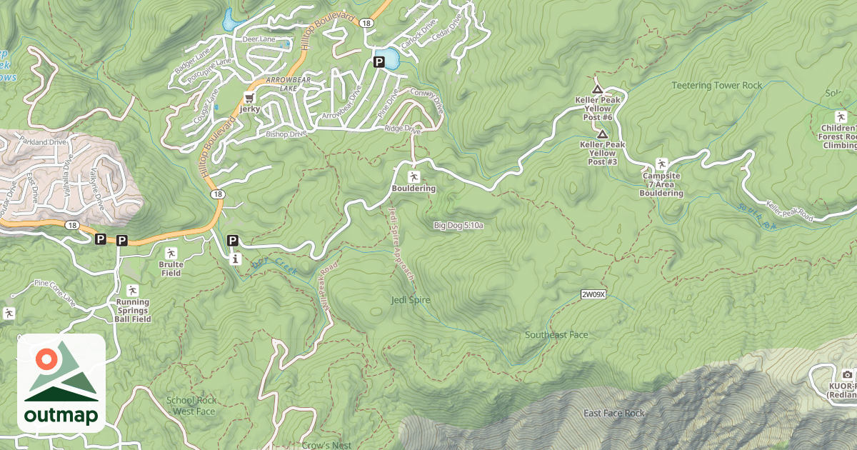 Map of Big Dog