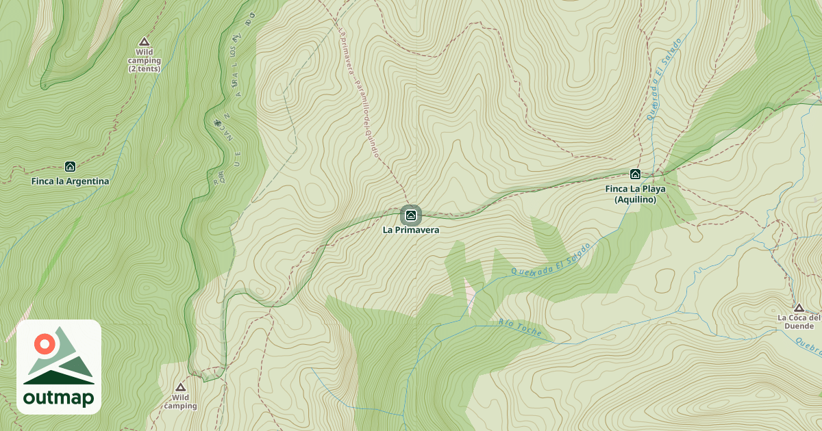 Map of La Primavera