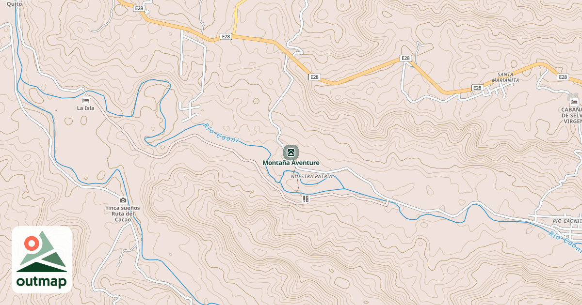 Map of Montaña Aventure
