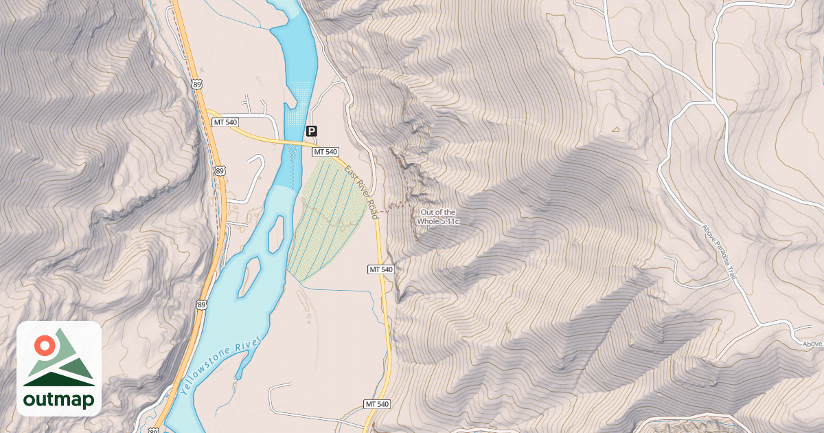 Map of Out of the Whole