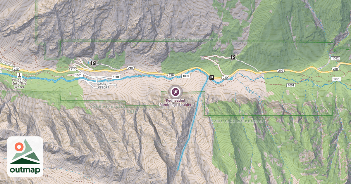 Map of Redheaded Ramblings Boulder