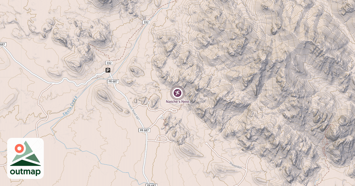 Map of Naiche's Nest