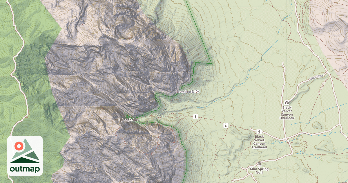 Map of Brownline