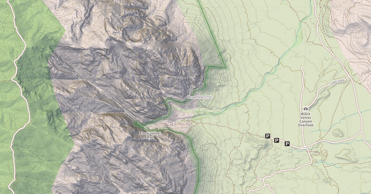 Map preview of Brownline