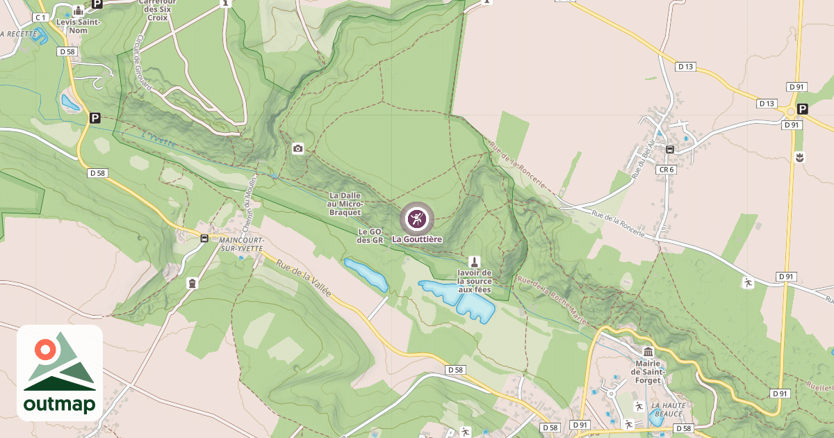Map of La Gouttière