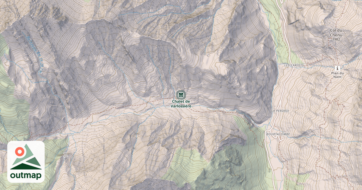 Map of Chalet de Varlossière