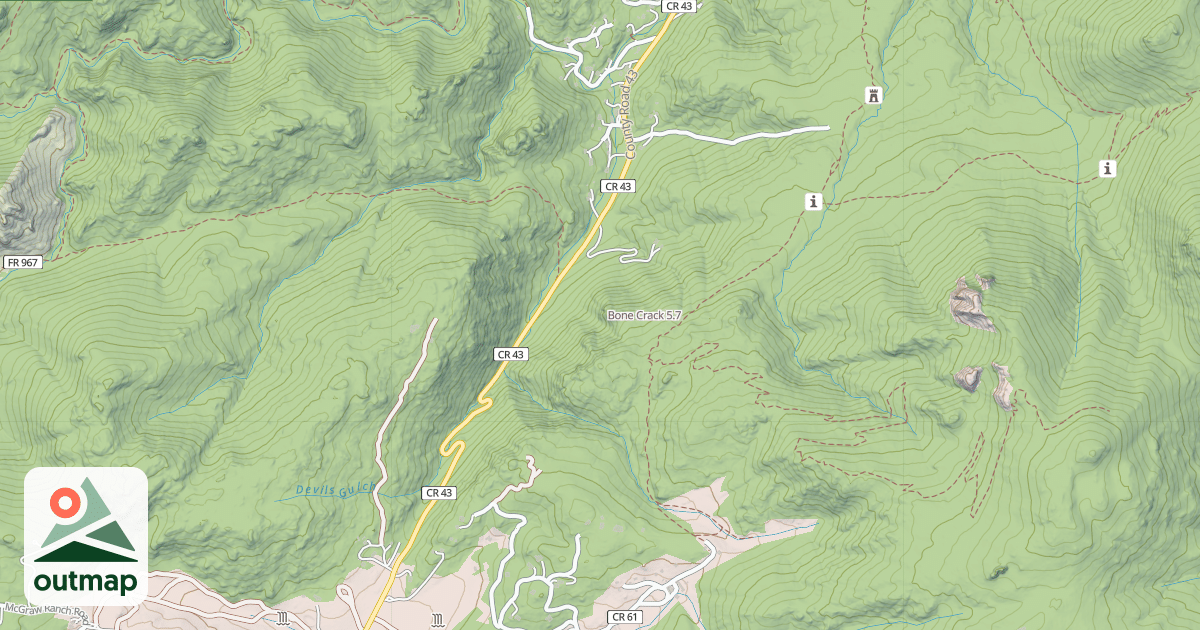 Map of Bone Crack