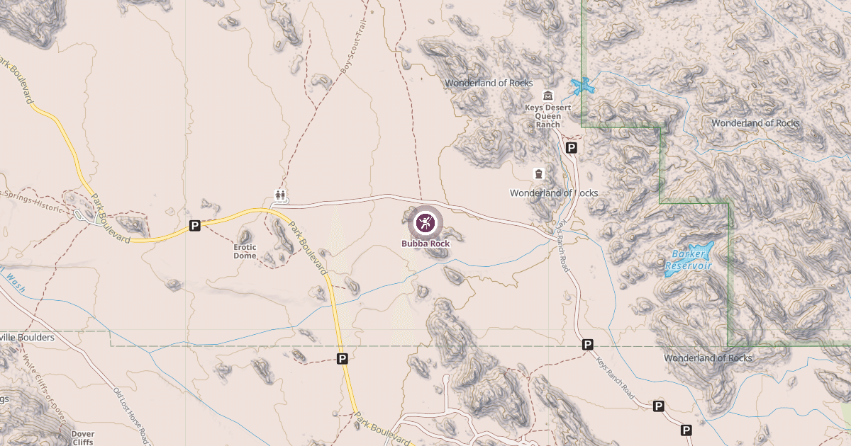 Map preview of Bubba Rock