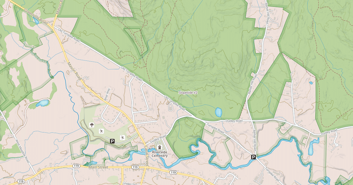 Map preview of Slopeside