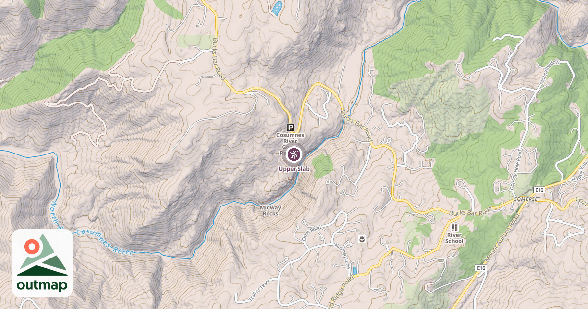 Map of Upper Slab