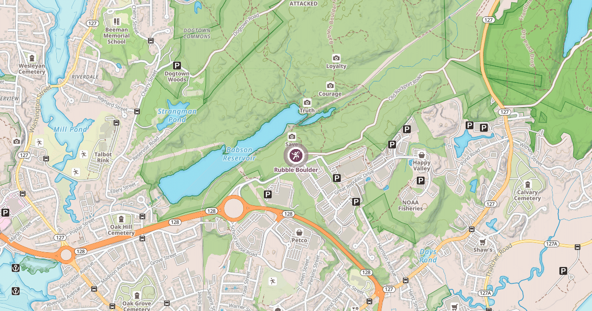 Map preview of Rubble Boulder