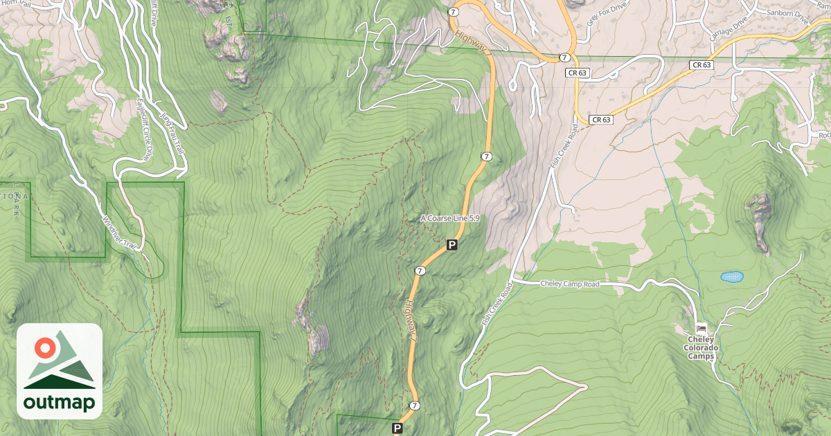 Map of A Coarse Line