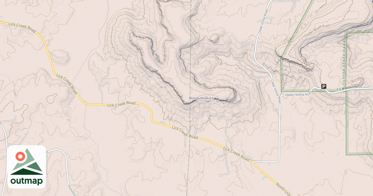 Map of Bloody Nose