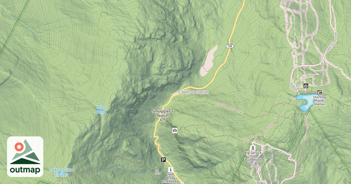 Map of O' Reilly's Far Left