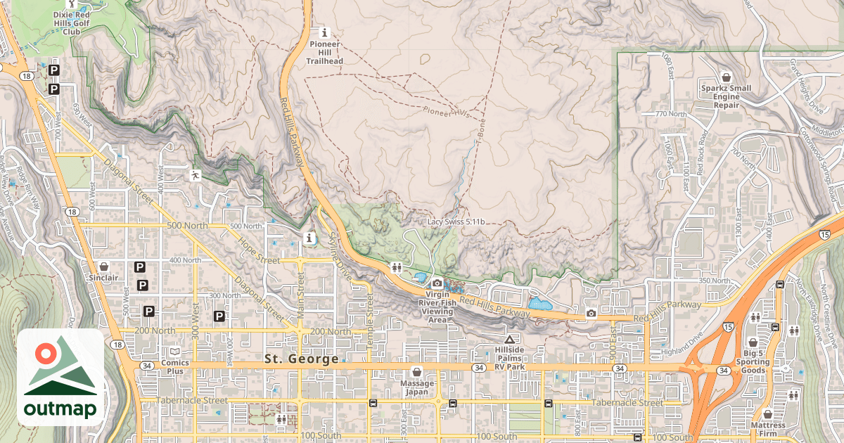 Map of Lacy Swiss