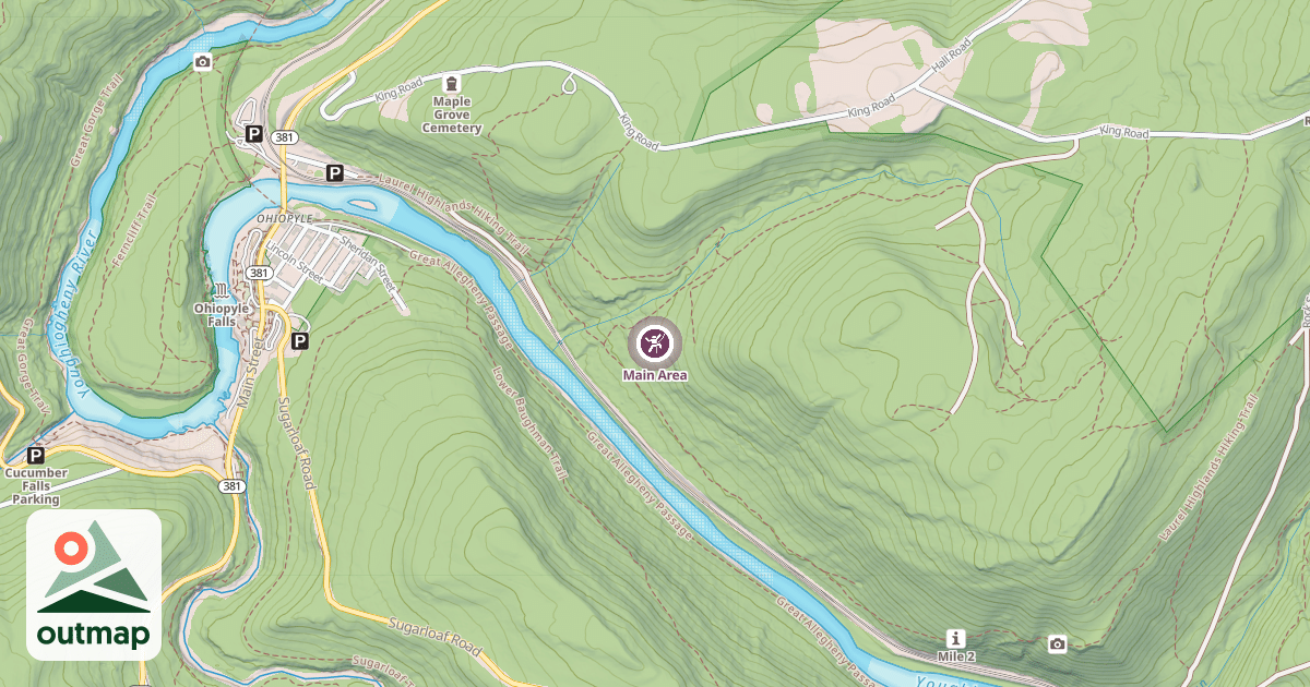 Map of Main Area