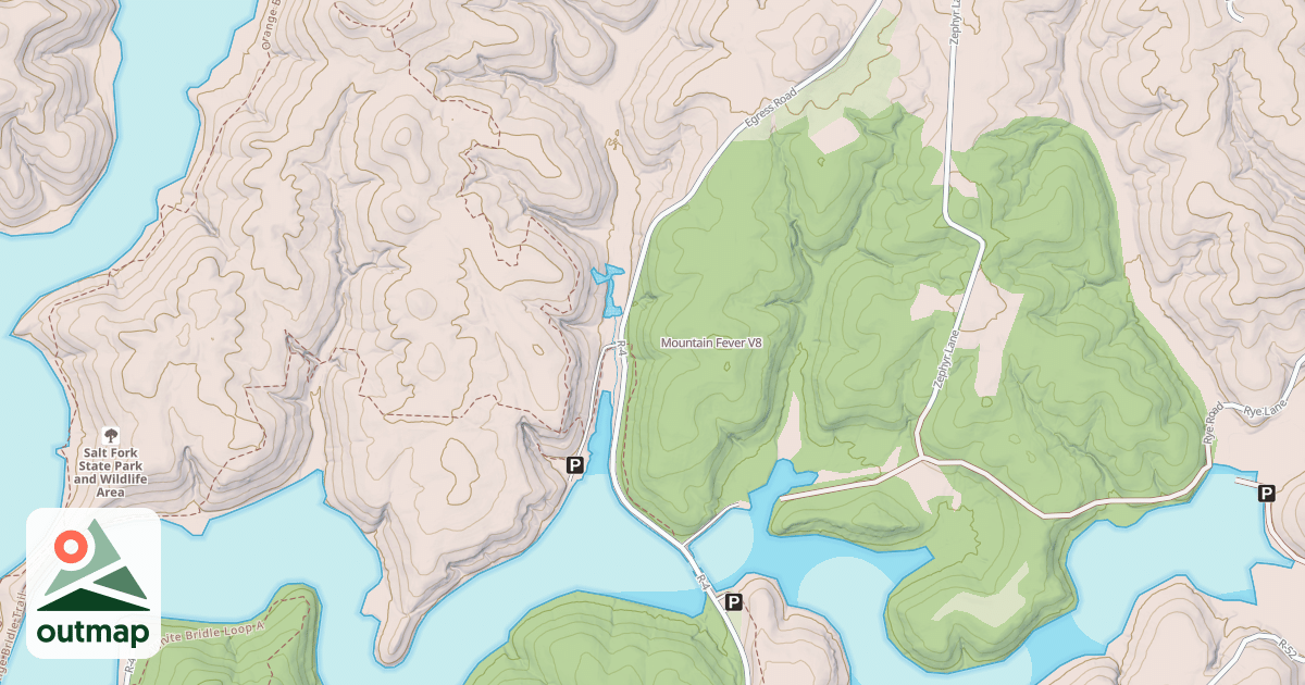 Map of Mountain Fever