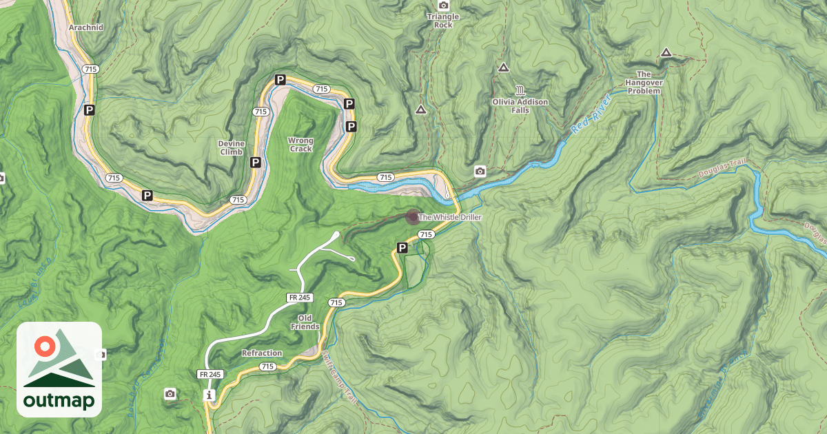 Map of The Whistle Driller