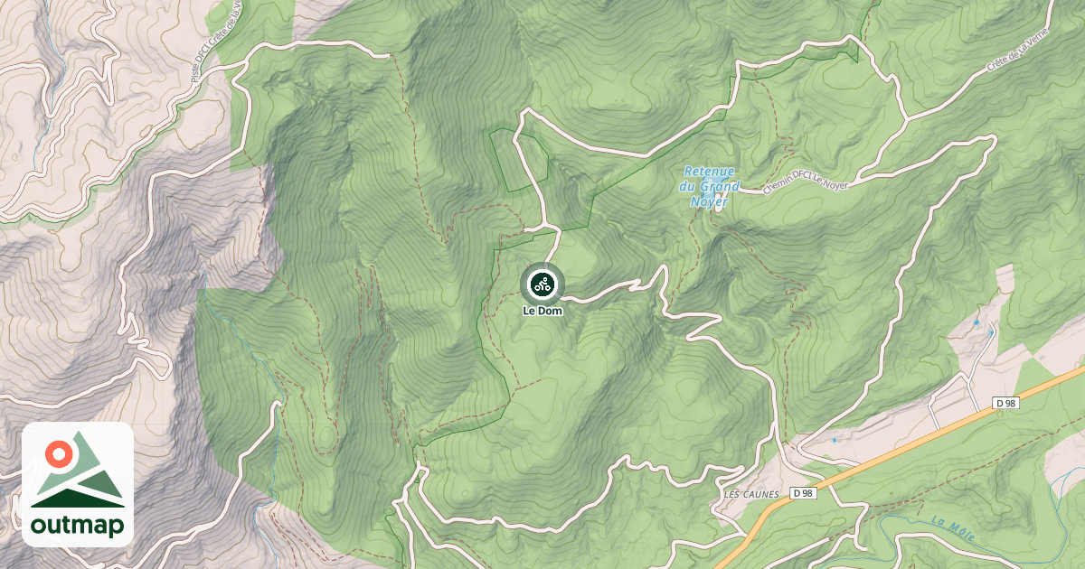 Map of Le Dom