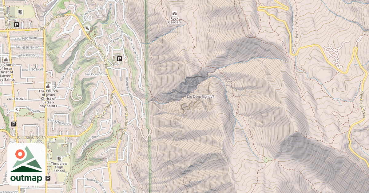 Map of Dig Deep Right