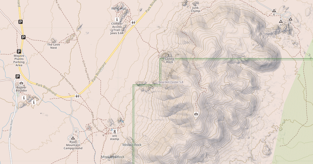 Map preview of Bearded Oyster