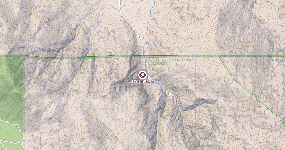 Map preview of Cabazon Canyon