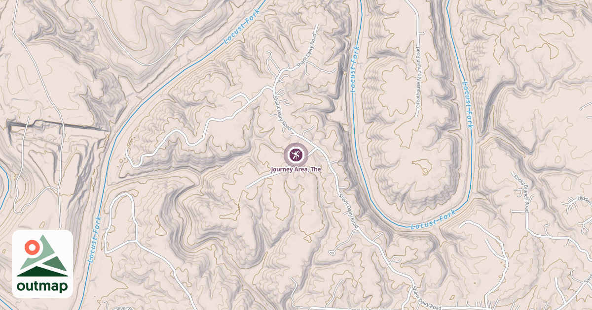 Map of Journey Area, The