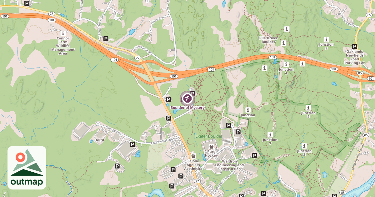 Map of Boulder of Mystery