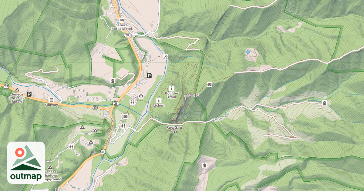 Map of TIPS