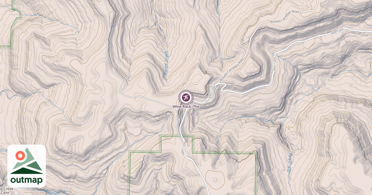 Map of Wine Rack, The