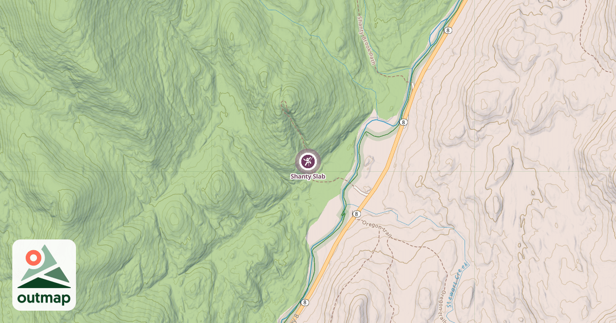 Map of Shanty Slab
