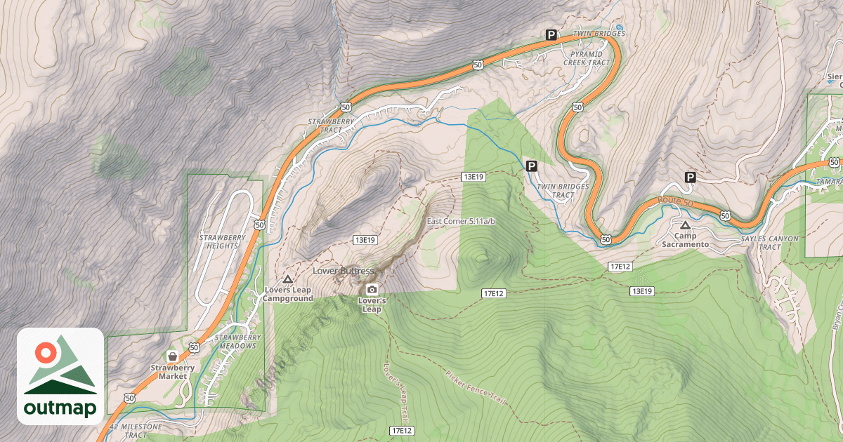 Map of East Corner