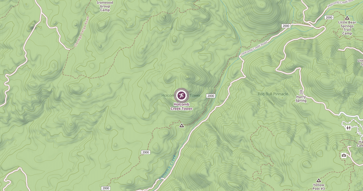 Map preview of Holcomb Creek Tower
