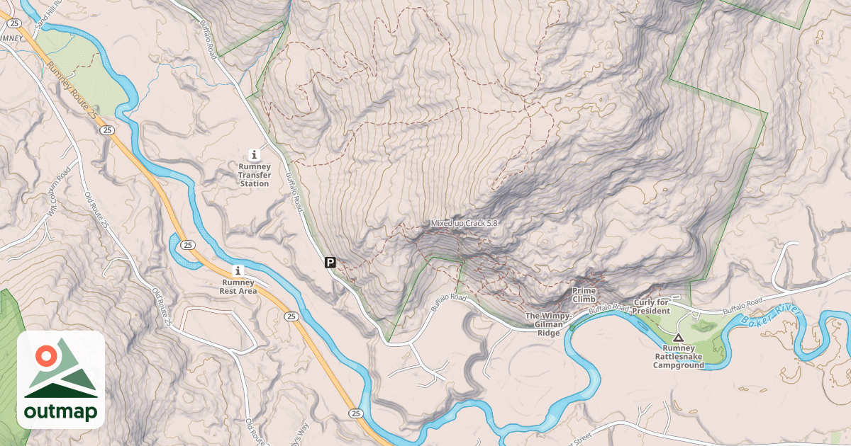 Map of Mixed up Crack