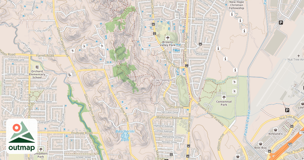 Map of Cow Tipping