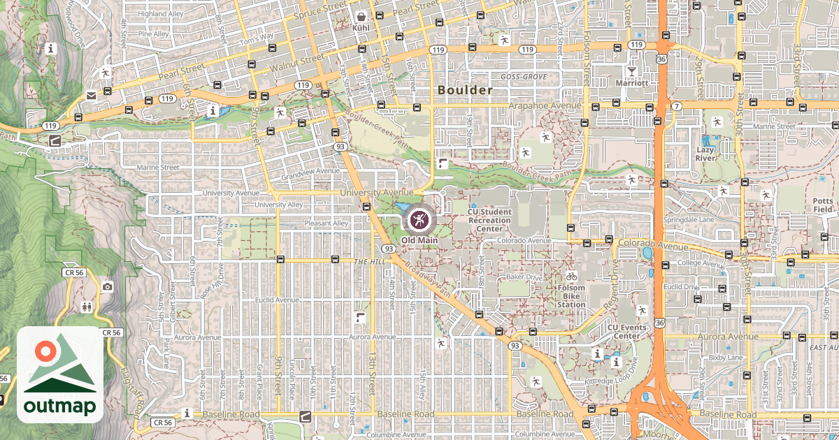 Map of Old Main