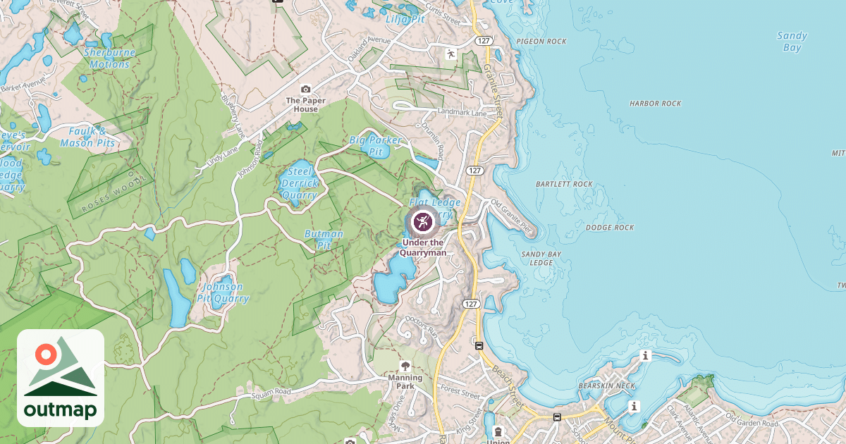 Map of Under the Quarryman
