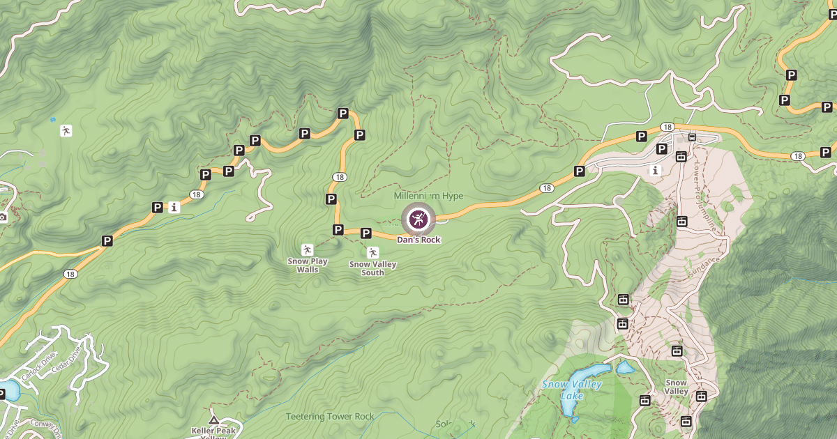 Map preview of Dan's Rock