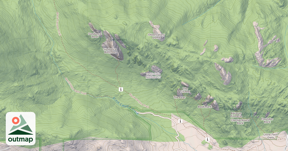 Map of Devil's Lake Revisited