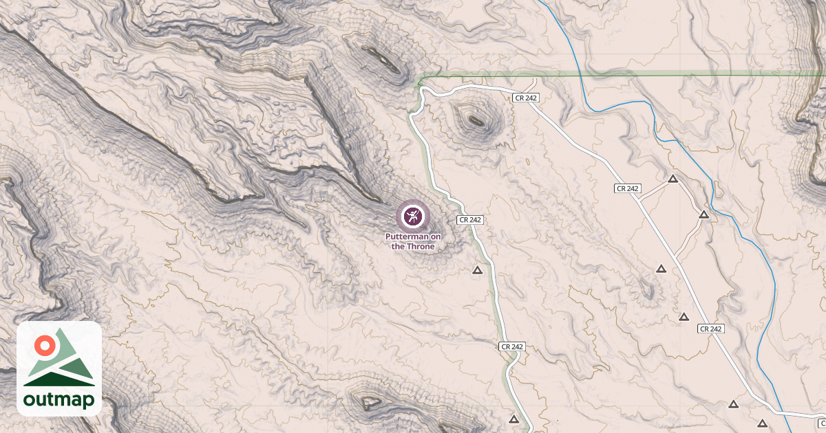 Map of Putterman on the Throne